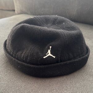 Jordan Jumpman Black / White Cuffed Beanie - AUTHENTIC, VINTAGE 1990s